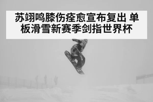 苏翊鸣膝伤痊愈宣布复出 单板滑雪新赛季剑指世界杯